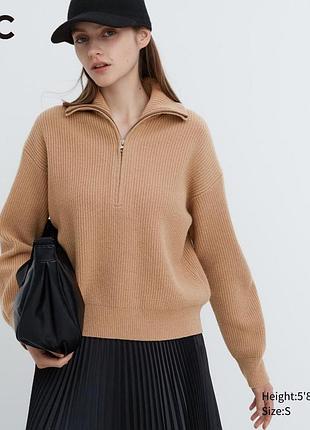 Светр uniqlo з premium вовни lambswool1 фото