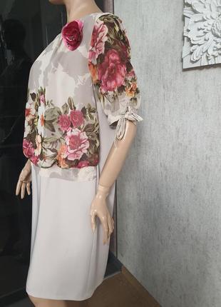 Сукня norm туреччина шифон платье нарядное3 фото