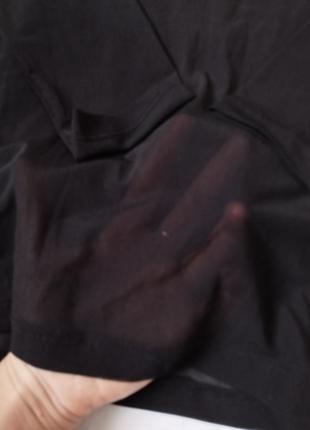 Чорний гольф сітка блузка сіточка2 фото