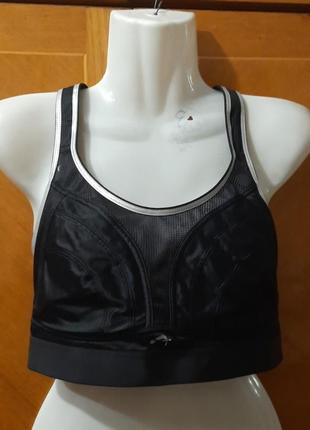 Брендовий спортивний стильний бюстгалтер р.75 с від f & f , без кісточок , без поролону