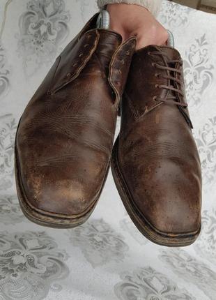 Шкіряні туфлі черевики vibram5 фото