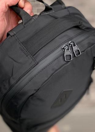 Портфель рюкзак міцний чорний колір чоловічий жіночий повсякденний універсальний5 фото