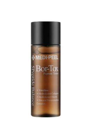 Тонер для обличчя антивіковий medi-peel peptide-tox bor toner, 30 ml