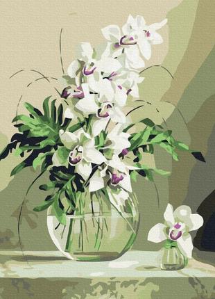 Картина по номерам орхидеи в весе