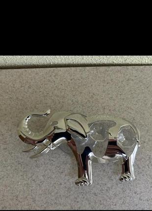 Фігурка «слоненя» з кристалами сваровськи на ліпучці