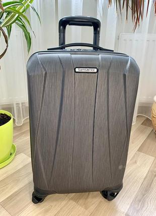 Дорожный чемодан валіза samsonite  100%policarbonate (ручна поклажа)
