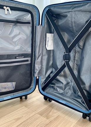 Дорожный чемодан валіза samsonite amplitude state blue policarbonate7 фото