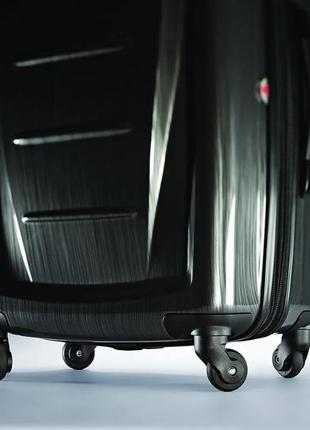 Дорожный чемодан, валіза samsonite winfield 2 black 100%policarbonate4 фото