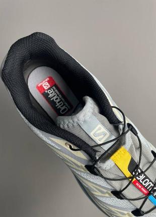 Кросівки salomon xt-6 adv dover silver beige advanced4 фото