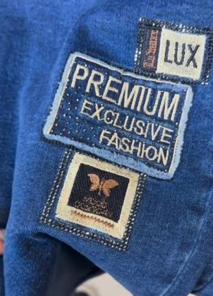Стильные джинсы,с вышивкой,нашивками, турция,люкс с ремнём, последний размер по скидке.2 фото