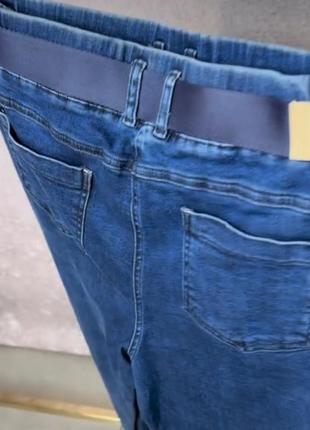 Стильные джинсы,с вышивкой,нашивками, турция,люкс с ремнём, последний размер по скидке.6 фото