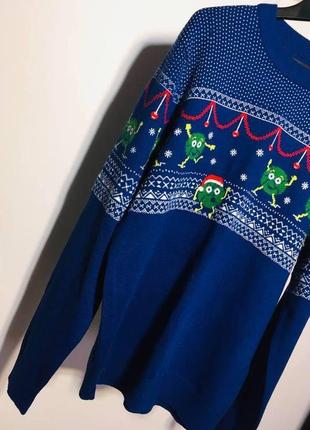 Синий свитер рождество брюссельская капуста burton2 фото