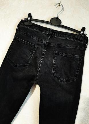 Topman (турция) джинсы зауженные чёрные с дырами скинни размер 44 46 мужские uk 30s6 фото