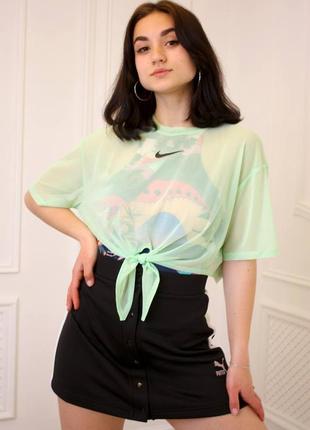 Прозрачная футболка сетка nike