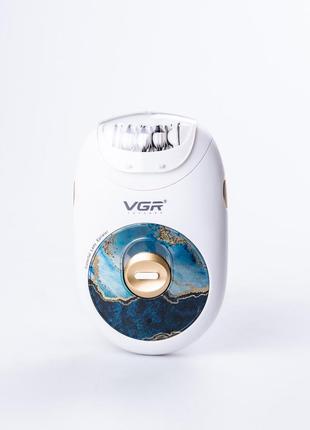 Эпилятор женский аккумуляторный 2 скорости usb депилятор для тела и ног vgr v-706