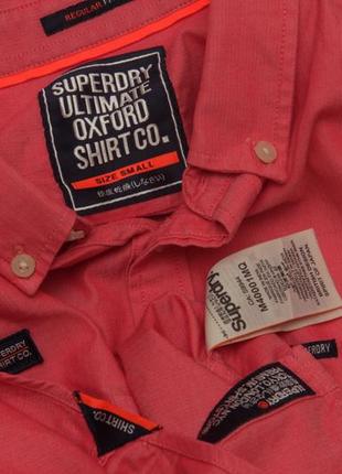 Superdry рр m рубашка из хлопка на короткий рукав7 фото