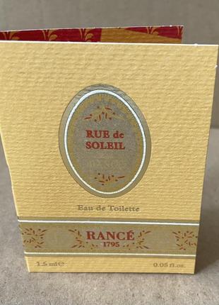 Rance 1795 rue de soleil edt, 1,5ml1 фото