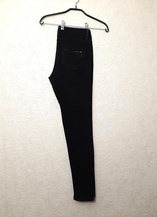 Zara фирменные джинсы чёрные слим зауженные плотность демисезон/зима мужские8 фото