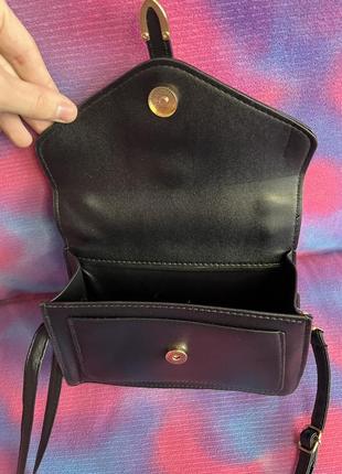 Прямоугольная сумочка с ручкой и ремешком3 фото