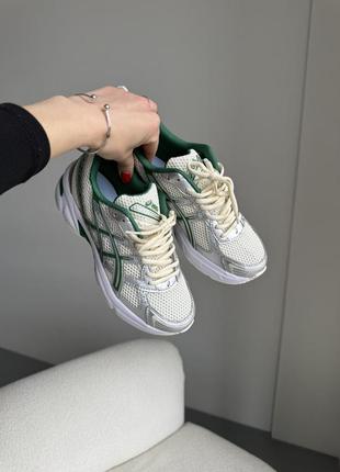 Asics gel-1130 жіночі кросівки демі з сіткою весна осінь срібні сріблясті зелені якість 🔝 женские кроссовки демисезонные топ качество серебряные6 фото