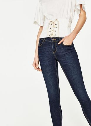 Нові джинси скині zara з лампасами, 36-38