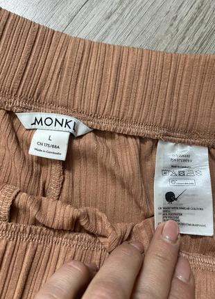 Кюлоти широкі вкорочені брюки monki, l3 фото