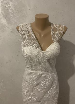 Сукня в корсетному стилі - весільна/вечірня/випускна розмір s9 фото