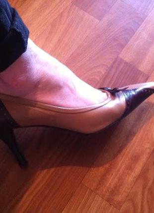 Туфли кожа натуральная комбинированные