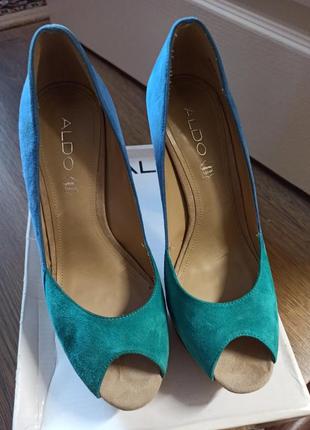 Туфлі з натуральної замші aldo.