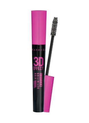 Туш для вій 3d effect mascara farmasi 10 мл