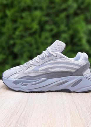 Чоловічі кросівки | adidas yeezy boost 700 v2 | світло-сірі | замша/текстиль, :411 фото