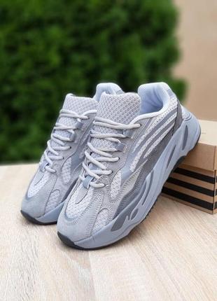 Чоловічі кросівки | adidas yeezy boost 700 v2 | світло-сірі | замша/текстиль, :412 фото