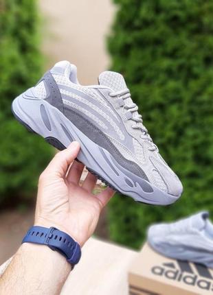 Чоловічі кросівки | adidas yeezy boost 700 v2 | світло-сірі | замша/текстиль, :415 фото