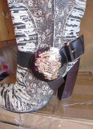 Сапогипитоны натуральная кожа