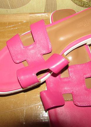 Шльопанці шкіра рожеві