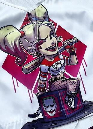 Шелковая пижама с принтом "harley quinn "2 фото