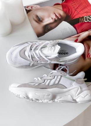 Кросівки adidas ozweego white кросівки8 фото