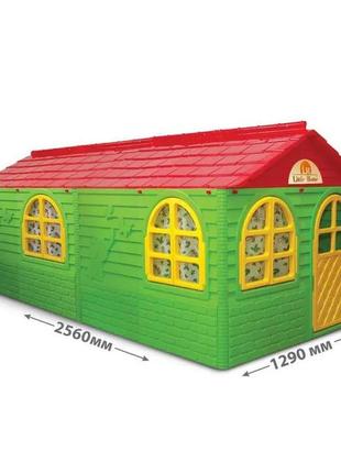 Детский игровой домик со шторками 02550/23 пластиковый от 33cows