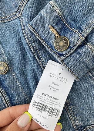 Куртка, курточка , джинсовка carter’s 4