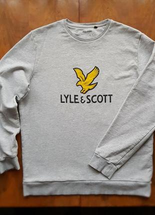 Свитшот, толстовка ( lyle & scott) размер l-xl