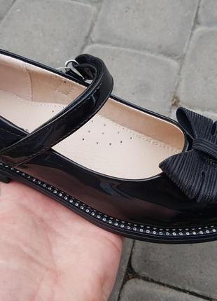Лаковые туфли для девочки супинатор р.294 фото