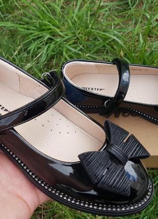 Лаковые туфли для девочки супинатор р.293 фото