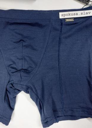 Premium труси-боксерки doreanse для чоловіка 1510 дореанс темно-синього кольору3 фото