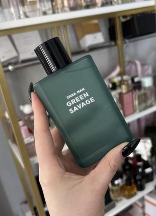 Zara man green savage чоловічі парфуми(100мл)1 фото