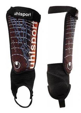 Щитки футбольные с голеностопом uhlsport flex plate (вратарь)