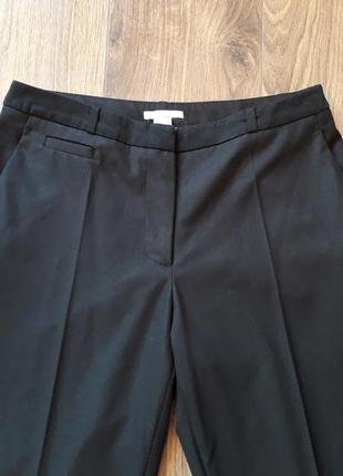 Чорні базові завужені брюки (h&m)3 фото