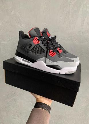 Кросівки air jordan 4 retro “infared” | круті чоловічі кросівки джордан