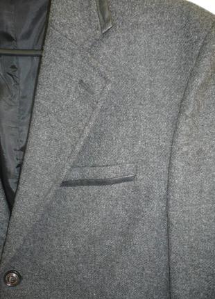 Шерстяной пиджак серый на мальчика 13 лет рост 1582 фото