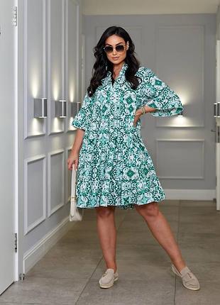 Платье свободного покроя 46-56