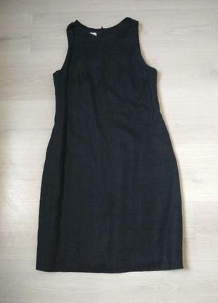 Платье льняное blaky dress